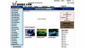 What Ignike.com website looked like in 2021 (3 years ago)