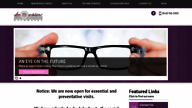 What Invisionoptometry.com website looked like in 2021 (3 years ago)