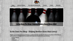 What Inthezoneproshop.com website looked like in 2021 (3 years ago)