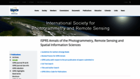 What Isprs-ann-photogramm-remote-sens-spatial-inf-sci.net website looked like in 2021 (3 years ago)