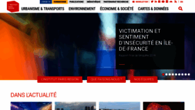 What Iau-idf.fr website looked like in 2021 (3 years ago)