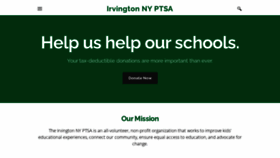 What Irvingtonnyptsa.org website looked like in 2021 (3 years ago)