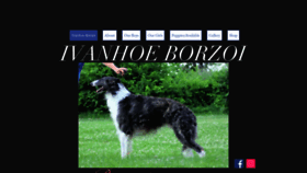 What Ivanhoeborzoi.com website looked like in 2021 (3 years ago)