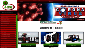 What Itempire.co.za website looked like in 2021 (3 years ago)