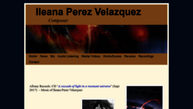 What Ileanaperezvelazquez.com website looked like in 2021 (3 years ago)