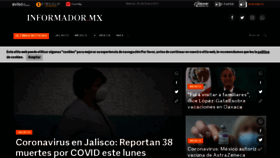What Informador.mx website looked like in 2021 (3 years ago)