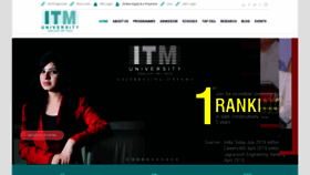 What Itmuniversity.ac.in website looked like in 2021 (3 years ago)