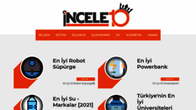 What Incele10.com website looked like in 2021 (3 years ago)