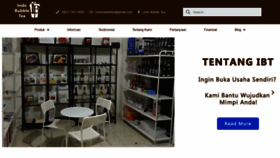 What Indobubbletea.blog website looked like in 2021 (3 years ago)
