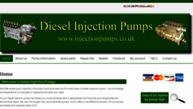 What Injectionpumps.co.uk website looked like in 2021 (3 years ago)