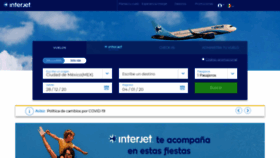 What Interjet.com.mx website looked like in 2021 (3 years ago)