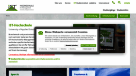 What Ist-hochschule.de website looked like in 2021 (3 years ago)