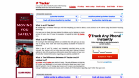 What Ip-tracker.org website looked like in 2021 (4 years ago)