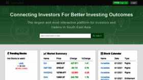 What Investingnote.com website looked like in 2021 (3 years ago)