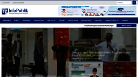 What Infopublik.id website looked like in 2021 (3 years ago)