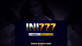 What Ini777slot.com website looked like in 2021 (3 years ago)