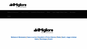 What Ilmigliore.org website looked like in 2021 (3 years ago)