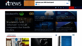 What Itnews.com.au website looked like in 2021 (3 years ago)