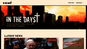 What Inthedays.com website looked like in 2021 (3 years ago)
