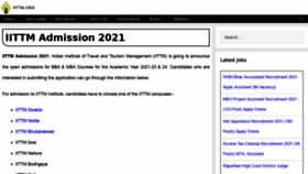 What Iittm.org website looked like in 2021 (3 years ago)