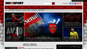 What Indosport.com website looked like in 2021 (3 years ago)
