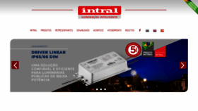 What Intral.com.br website looked like in 2021 (3 years ago)