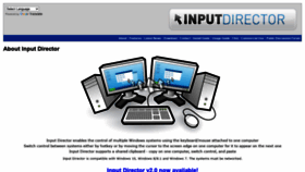 What Inputdirector.com website looked like in 2021 (3 years ago)