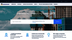 What Indokontraktor.com website looked like in 2021 (4 years ago)