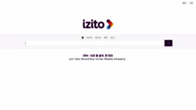 What Izito.co.kr website looked like in 2021 (3 years ago)
