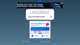 What Imei.unlockboot.com website looked like in 2021 (4 years ago)