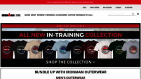 What Ironmanstore.com website looked like in 2021 (3 years ago)