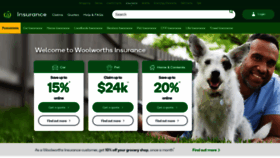What Insurance.woolworths.com.au website looked like in 2021 (3 years ago)
