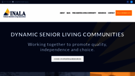 What Inassistedliving.org website looked like in 2021 (4 years ago)