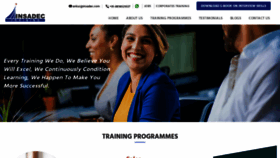 What Insadectraining.com website looked like in 2021 (3 years ago)