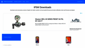 What Ipsw.me website looked like in 2021 (3 years ago)