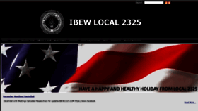 What Ibew2325.com website looked like in 2021 (3 years ago)