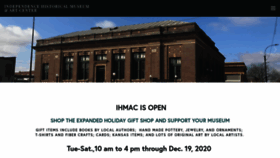 What Ihmac.org website looked like in 2021 (3 years ago)