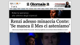 What Ilgiornale.it website looked like in 2021 (3 years ago)