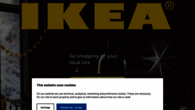 What Ikea.com website looked like in 2021 (3 years ago)