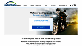 What Insuremotorcycles.com website looked like in 2021 (3 years ago)