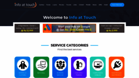 What Infoattouch.com website looked like in 2021 (3 years ago)