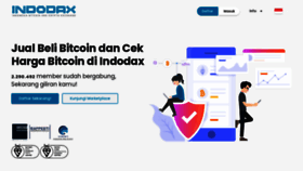 What Indodax.com website looked like in 2021 (3 years ago)