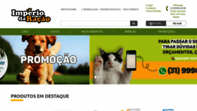 What Imperiodaracao.com.br website looked like in 2021 (3 years ago)