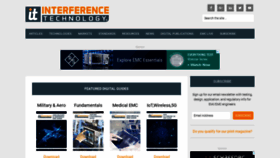 What Interferencetechnology.com website looked like in 2021 (3 years ago)