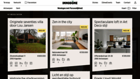 What Immodome.be website looked like in 2021 (5 years ago)