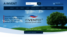 What Inventer.cz website looked like in 2021 (3 years ago)