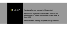 What Itfusion.ca website looked like in 2021 (3 years ago)