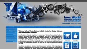 What Inox-world.com.au website looked like in 2021 (3 years ago)