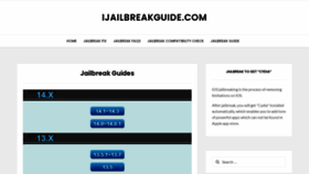 What Ijailbreakguide.com website looked like in 2021 (3 years ago)