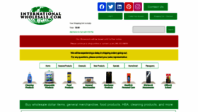 What Internationalwholesale.com website looked like in 2021 (3 years ago)
